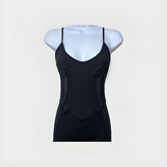 Black Jumpsuit Bodysuit Catsuit XS Le Ore Bandier Andria One Piece Sleeveless - Picture 6 of 16